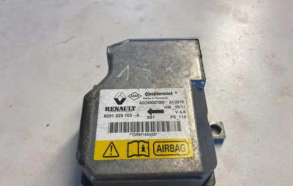 Renault Kangoo II Airbag control unit/module 8201229153a