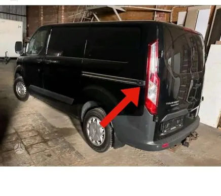 Ford Transit Custom Sliding door rail trim 