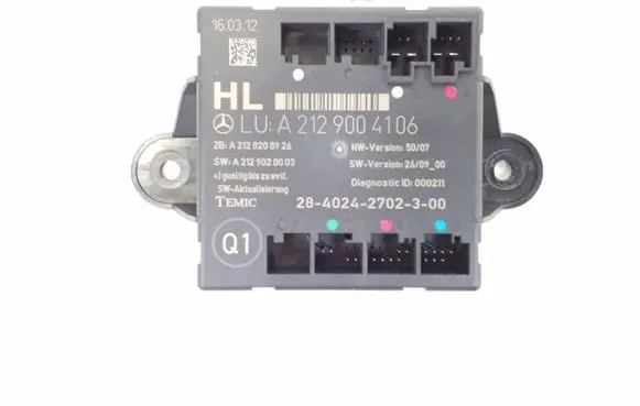 Mercedes-Benz C W204 Door control unit/module A2129004106
