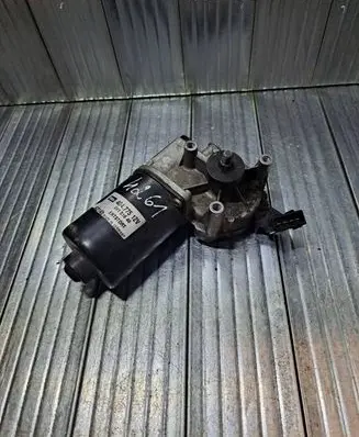 Front wiper linkage and motor