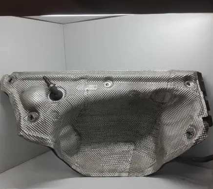 Heat shield in engine bay