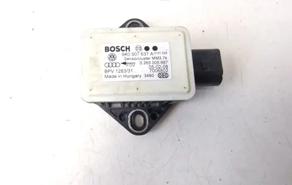 Audi A4 S4 B8 8K ESP acceleration yaw rate sensor 8K0907637A