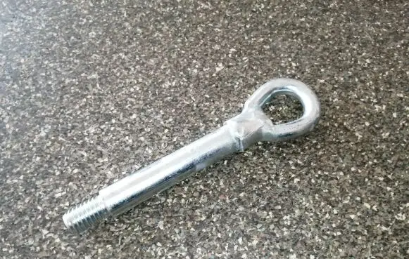 Towing hook eye