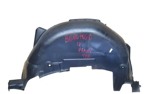Rear arch fender liner splash guards