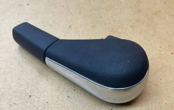 Gear lever shifter trim leather/knob