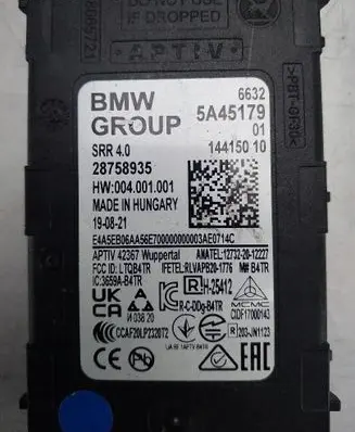 BMW X7 G07 Distronic sensor radar 66325a45179