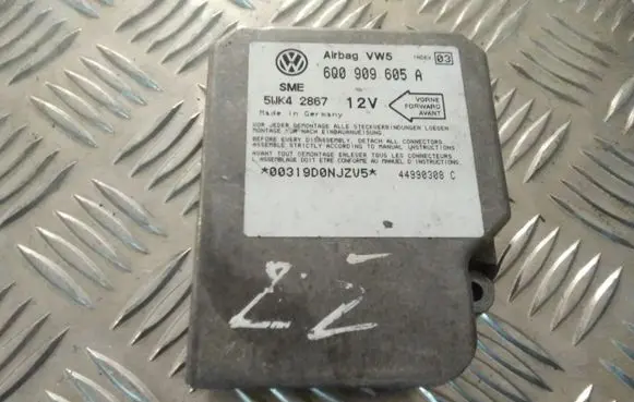 Volkswagen Golf VI Airbag control unit/module 6Q0909605 5WK42867