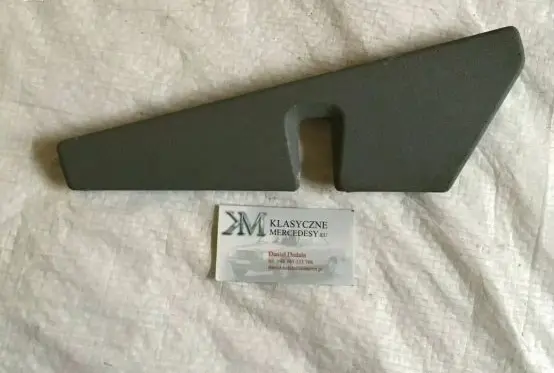 Mercedes-Benz E W124 Front driver seat rail trim 1249190120