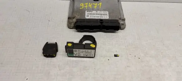 Opel Astra G Engine ECU kit and lock set 0281001674 90562574 09131781