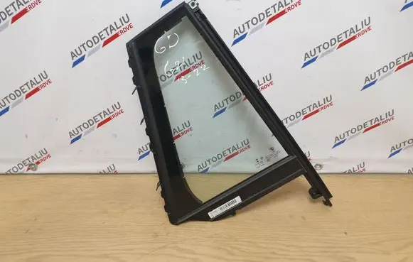 Rear vent window glass