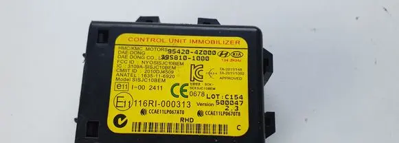 Hyundai Santa Fe Immobilizer control unit/module 954202Z000 3958101000