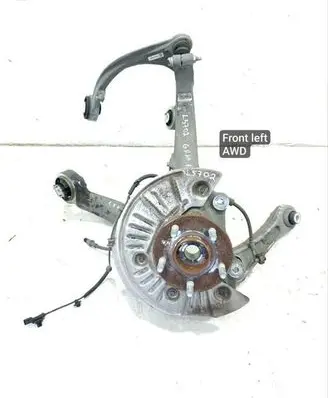 Front wheel hub spindle knuckle