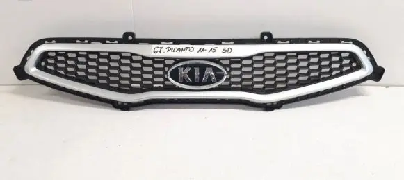 KIA Picanto Front bumper upper radiator grill 863511Y000