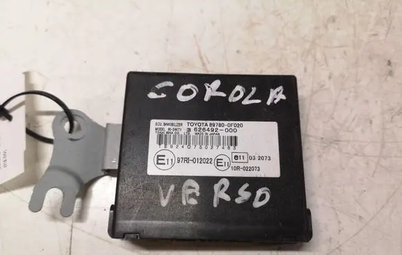 Toyota Corolla Verso AR10 Immobilizer control unit/module 897800F020 626492000 10R022073