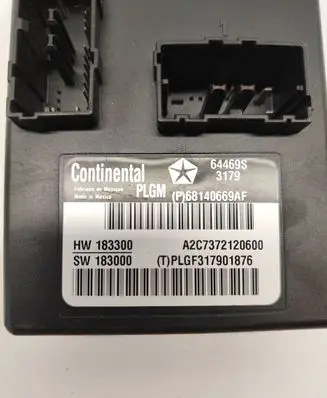 Dodge Durango Tailgate/trunk control unit/module 68140669AF 183300 PLGF317901876