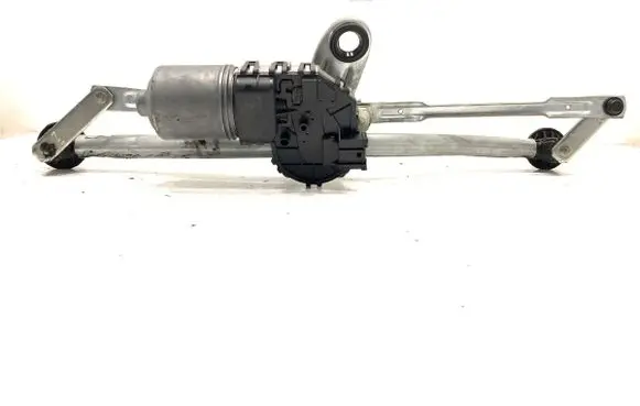 Front wiper linkage and motor