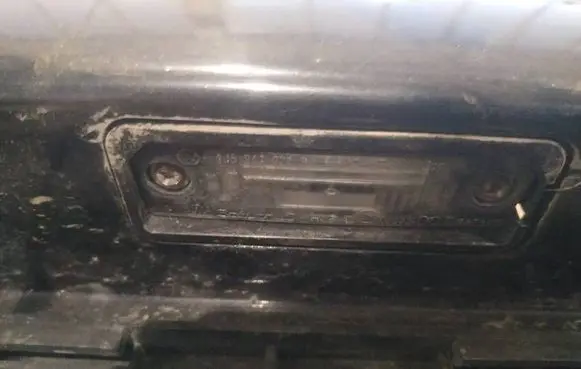Volkswagen PASSAT B6 Number plate light 