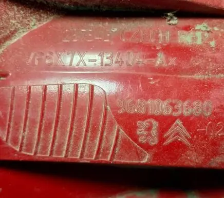 Citroen C5 Rear/tail lights 9681063680 VP8X7X13404A 28734G