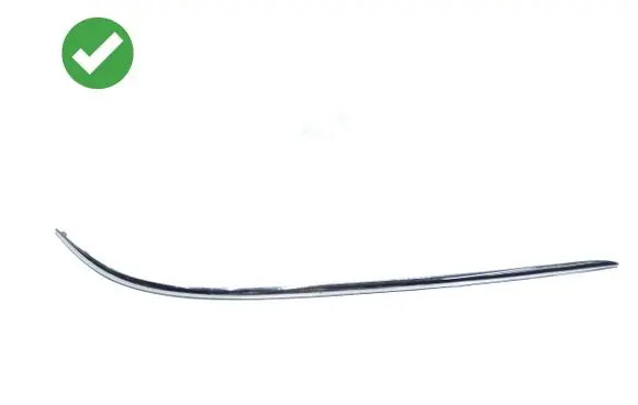 Mercedes-Benz CLK A209 C209 Front bumper splitter molding A2098850421