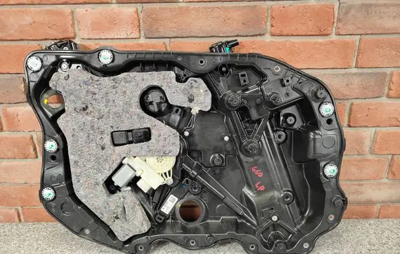 Front door window regulator with motor