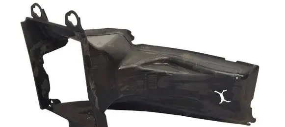 Audi A6 S6 C6 4F Intercooler air channel guide 4F0145333