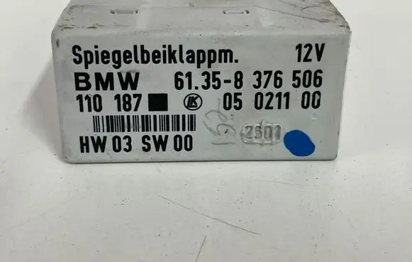 BMW 3 E46 Wing mirror control module 61358376506 8376506