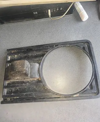 Volkswagen I LT Front fog light trim/grill 2B1853656G 0424170 281853656