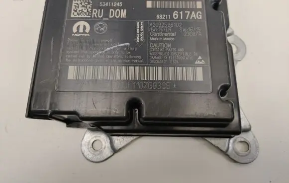 Chrysler Pacifica Airbag control unit/module 68211617AG 68358974AC 68211617AB