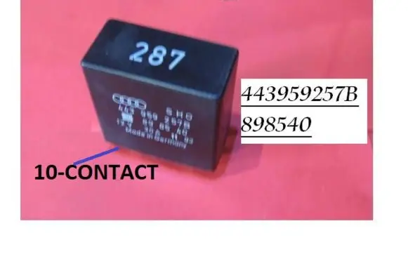 Audi 100 S4 C4 Window control relay 443959257B 898540
