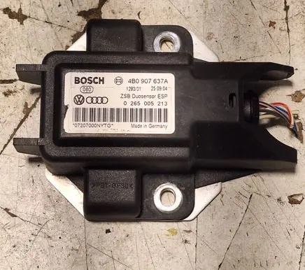 Audi A6 Allroad C5 ESP acceleration yaw rate sensor 4B0907637A 128331 0265005213