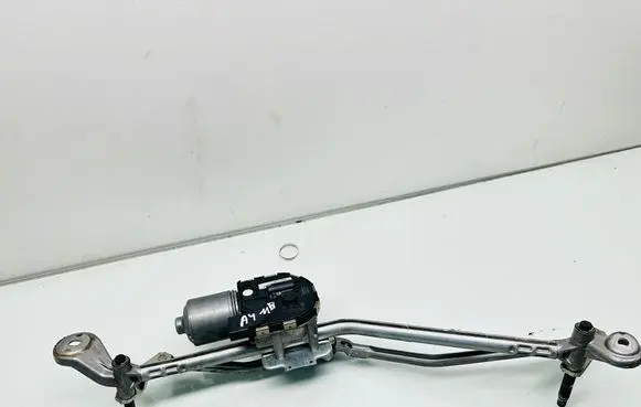 Front wiper linkage and motor