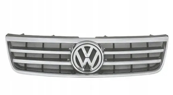 Volkswagen Touareg I Front bumper upper radiator grill 7L6853651A