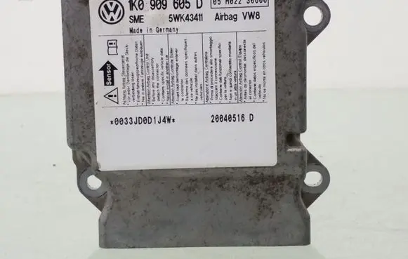 Volkswagen Golf V Airbag control unit/module 1K0909605D