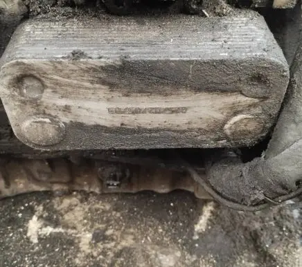 Engine oil radiator