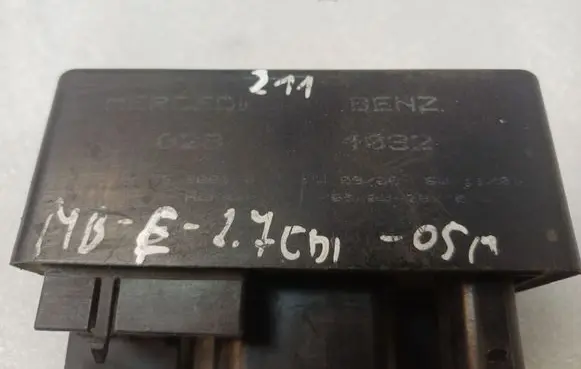 Mercedes-Benz E W211 Glow plug pre-heat relay