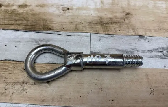 Towing hook eye