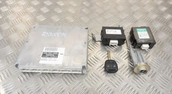 Lexus RX 330 - 350 - 400H Engine ECU kit and lock set 8998148060 8974148150 8978048010