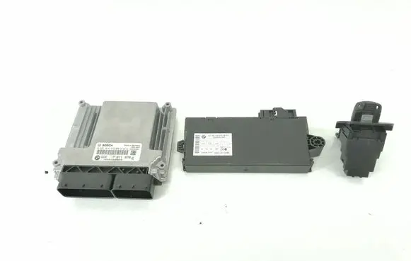 BMW 1 E81 E87 Engine ECU kit and lock set 9147218 7811878 0281014572
