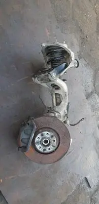 Peugeot 407 Front shock absorber with coil spring 9661544680G