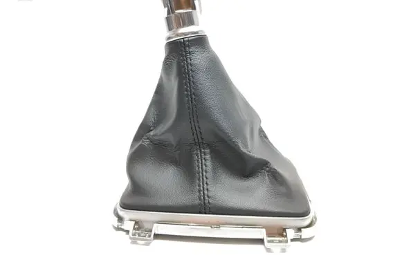 Gear lever shifter trim leather/knob