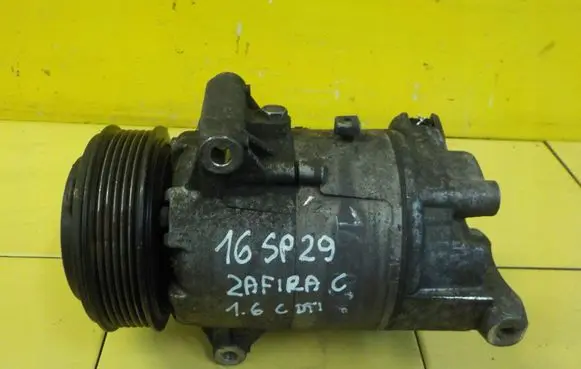 Opel Zafira C Air conditioning (A/C) compressor (pump) 39029421 16SP29
