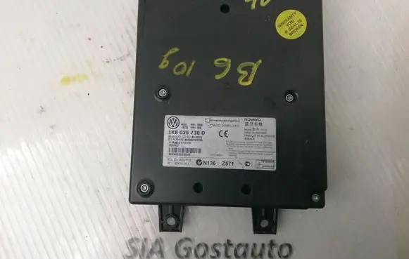 Volkswagen PASSAT B6 Bluetooth control unit module 1K8035730D N136Z571 00233D102730