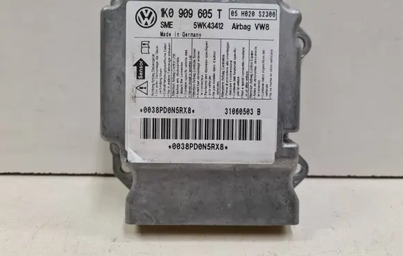 Volkswagen Touran I Airbag control unit/module 1K0909605T 5WK43412 31060503B