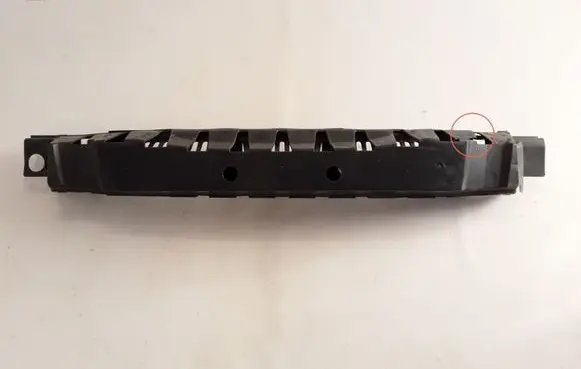 Front bumper foam support bar