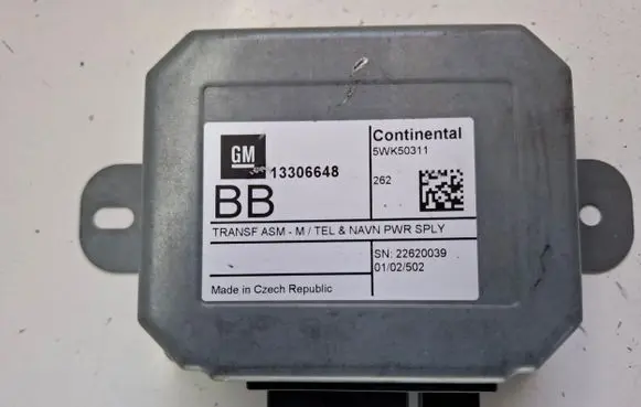 Opel Mokka GPS navigation control unit/module 13306648