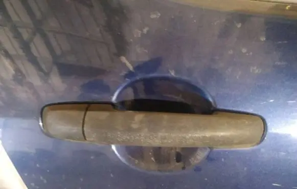 Opel Agila B Front door exterior handle