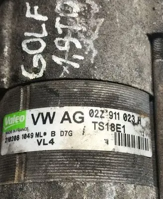 Volkswagen Golf V Starter motor 02Z911023A TS18E1 2102081049