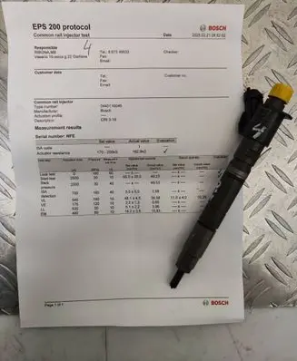 Volvo V40 Fuel injector 0445116046