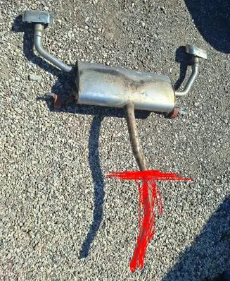 Ford Kuga III Rear muffler/silencer tail pipe LX615E292EME