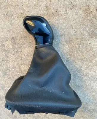 Gear lever shifter trim leather/knob